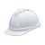 禄美安全帽V型透气禄美国标ABS加厚带帽檐头盔工业安全帽头部防护 白色 现货当天发，定制3天发货