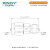 XINQY 芯启源2.92-2.4mm 射频同轴转接器 DC-40GHz不锈钢转换头 测试互转适配器 2.92母头-2.4公头