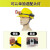 卓弘安 配安全帽自动变光电焊面罩两用焊工帽子头盔全脸防护氩弧焊施工工地 蓝色安全帽+面罩适配器