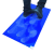 LISM粘尘垫可撕式 门口无尘室地板鞋车间沾黏灰尘脚底胶蓝 白60*90cm 1盒(10本)