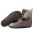 阿力牛 AZF86 PVC注塑一体成型防雨鞋套 加厚耐磨雨鞋套 茶色中筒 L(38-39码) 