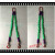 国标工业行车吊装带起重吊带吊具成套组合吊索具吊钩2腿3腿4腿5吨 2吨1米4腿（默认宽嘴钩）