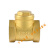 黄铜止回阀水管水泵用逆止阀自来水单向阀 大型DN25(软密封)(1寸)