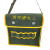 海斯迪克 加厚电工包维修工具包 挎包腰包帆布黄色边 中号35*30*10（加厚）1个 HK-594