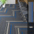 卫洋WYS-1973 拼接地垫 25*100cm 沥青底-宝蓝 办公室酒店商用满铺条纹地毯