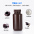 PP塑料试剂瓶实验室大口广口化学试剂瓶塑料透明棕色耐高温样品瓶 大口棕色pp瓶8mL 20个装 低价促销