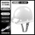 盛世浩瀚矿工帽一体化带灯安全帽工地防水强光智能头灯ABS国标照明定制Log ABS红色16小时款