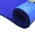 苏识 地垫大面积门口防滑红地毯室外防水垫子塑料丝圈 1.8米宽*3米长1.5cm厚 红色 块