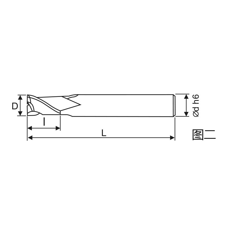刃天行立铣刀TGM2010-050S04 通用加工2刃 平底铣刀 台湾生产  订制品