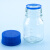 海斯迪克 HKQS-184 蓝盖试剂瓶 透明丝口螺口玻璃瓶 螺纹口带刻度 1000mL