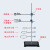 铁架台固定架(不含配件)铁三环蝴蝶十字夹烧瓶夹冷凝管夹 铁三环(大号)