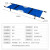者也 加厚可折叠担架 应急救护担架推车 救援伤员演练 比赛应急简易担架 蓝色加厚钢管镀锌（100公斤)