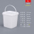 奶茶水果捞月饼打包桶糖水桶塑料桶透明小桶有盖密封桶冰粉打包盒 1L-方形常规易开款*10个