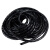 缠绕管束线电线网线绕线管保护套包线管绝缘管630MM黑白色理线管 18MM白色 4米