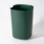智能垃圾桶自动感应翻盖垃圾分类办公室厨房卫生间垃圾桶 方圆12L单桶墨绿(无盖子)