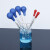 短款 刻度吸管 实验室玻璃刻度滴管 带橡胶吸球0.5ml   1ml   2ml 3ml精度0.05*含蓝吸球