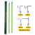 高压拉闸杆绝缘令克棒10KV伸缩拉杆35KV电工操作绝缘杆电力挑线杆 2节2米 10kv （直径 32杆送袋）