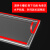 亚克力透明卡槽胶条耐高温强力粘贴有机玻璃PS广告展示板插槽专用 宽3mm*长10M* 厚3mm50卷