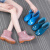 夏季女雨鞋短筒水鞋女胶鞋套鞋短雨靴 浅蓝(速干款) 高筒(无网布款) 36