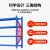 快递仓储货架储物架定制置物架地下室储物架多层超市货架货架 灰白色主架四层 需要尺寸定制联系客服