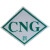 汽车CNG标识贴反光标识LNGLPG标签贴膜燃气车反光标志1228车贴 CNG小号2张