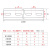 圣科莱赐紫樱桃电气安装导轨35mm标准C45钢轨配电箱元件U形铝卡槽DIN卡 钢轨 1米