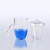 带盖石英坩埚耐高温高纯高透化学教学实验室玻璃仪器5-2000ML 坩埚盖(适配10ml)
