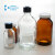 RICH LAB 进口Wheaton刻度培养基瓶透明玻璃试剂瓶密封样品瓶125 250 500ml 透明125ml 无盖（219435）