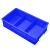 和一可塑 HY04 塑料分格箱 收纳盒分隔式零件盒 螺丝配件五金工具箱 中号4格蓝