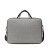 木丁丁 电脑包15.6英寸手提公文包商务超薄休闲便携笔记本手提包适用于联想戴尔华硕 灰色