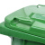 竖文社 新国标大号分类环卫垃圾桶户外带盖垃圾桶 100L绿色