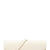 拉夫劳伦（Ralph Lauren）女士Polo ID 皮革链条钱包信封翻盖式磁扣优雅浪漫复古零钱包 White ONE