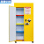 富都华创 温湿度监测柜 黄色不带温湿度监控 PP内衬化学品安全柜易燃品防爆柜