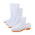 新宜和 PVC工厂靴防水防油雨鞋加厚耐磨软底耐酸碱 白色中筒款（5双装） 39