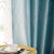 叙闲高档遮阳隔热客厅卧室阳台飘窗租房全遮光加厚窗帘布成品定制 蓝色-挂钩款 宽1.5*高2.7米