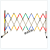 不锈钢伸缩围栏可移动式学校安全防护栏户外施工警戒隔离折叠护栏 加厚高1.2m*3米长