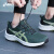 亚瑟士（asics）男鞋夏季透气跑步鞋GEL-VENTURE 9网面休闲鞋2024新款运动鞋子男 黑色/绿色 42