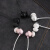 FRANSUN原道耳机E20粉酱金属腔体耳机3.5mm/Type-C游戏睡眠K歌入耳式二次元HiFi耳塞带麦 Type-C 黑色无麦