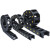 尼龙拖链雕刻机电缆穿线槽机床塑料履带桥式坦克链条工业传动链条 (内高*内宽)35*125