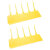 稳斯坦 W723 (100只)物流吊牌标签 一次性封条扎带贴快递单可手写物流挂牌挂签 100*80mm黄色
