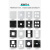 墙插信息盒四位2孔1音视频AV插座86面板甬声NEUTRIK多媒体D型模块 3位空白铝合金面板-黑色