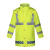 厂家供应户外荧光黄冬反光雨衣 舒适棉服高亮反光保暖雨衣 黄色 L
