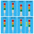 南一三色灯LED多层警示灯24v三色报警指示灯蜂鸣报警器机床信号灯220v 505-3T 三色常亮无声-4根线