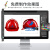 LISMLIEVE安全帽工地国标加厚透气ABS头盔建筑工程施工安全头帽领导头 ABS红色