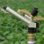 览团 工业灌溉摇臂喷枪自动喷水喷头  一个价 1寸金属摇臂喷枪+1.2m支管