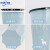 垃圾桶大号厨房厨余分类客厅创意宿舍厕所卧室卫生间马桶纸篓  大号（2个）蓝+灰