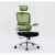 锦铭城 椅子人体工学椅子办公家具椅定制 白框绿网钢制脚 黑色