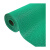 企桥 镂空防滑垫防水塑料PVC脚垫镂空地垫 绿色	1.2m宽   5.0mm厚（加密）  1米长