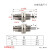 定制小型气动微型迷你气缸针型作用螺纹笔型CJPB6/CDJP2B10/CJ1B4-15B CJPB10-10