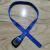 工地安全带替换专用腰带可订做加长加厚保险矿井捆绑腰带  定制 涤纶腰带弹簧卡扣(蓝色) 1.3米